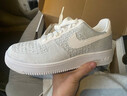 耐克（NIKE）AirForce1Flyknit2.0低幫板鞋男女同款白飛線(xiàn) 38 曬單實(shí)拍圖