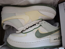 耐克（NIKE）休閑女鞋25夏季新款白綠AIR FORCE1百搭潮流經(jīng)典AF1低幫板鞋 FN6335-101 39 曬單實(shí)拍圖