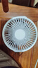 電風(fēng)扇家用桌面小風(fēng)扇臺扇USB直插電扇學(xué)生宿舍辦公室臺式桌面迷你小電扇學(xué)生宿舍床上小臺扇 5寸一檔風(fēng)力（白色） 曬單實(shí)拍圖