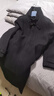 GXG男裝 雙色牛角扣通勤長(cháng)款大衣 24冬季新品G24X264022 黑色 L 曬單實(shí)拍圖