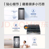 Haier海爾波輪洗衣機8公斤大神童全自動(dòng)洗脫一體漂甩合一智能稱(chēng)重量衣進(jìn)水流強度可調租房宿舍家用統帥 抗菌仿生過(guò)濾器+15分鐘速洗+強力洗+童鎖+桶自潔 曬單實(shí)拍圖