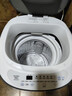 榮事達迷你洗衣機 全自動(dòng)小型嬰兒兒童寶寶內衣波輪洗衣機 帶甩干烘干洗脫一體 國補6KG洗脫容量白色【洗烘一體】 曬單實(shí)拍圖