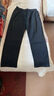 牛仔工作褲男耐磨寬松休閑干活上班穿的勞保褲春秋冬季工作服褲子 451黑色【常規款】 XL 建議110-125斤 曬單實(shí)拍圖