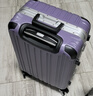 美旅箱包行李箱20英寸登機箱鋁框拉桿箱旅行箱女旅行箱密碼箱TV3 深紫色 曬單實(shí)拍圖