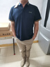 吉普（JEEP）短袖T恤男夏季Polo商務(wù)休閑衫男士寬松涼感衣服男裝 寶藍  XL 曬單實(shí)拍圖