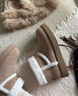 KAPPA卡帕女鞋加絨棉鞋女款2025秋冬新款保暖二棉鞋子女加厚雪地靴女款 灰卡其 38 曬單實(shí)拍圖