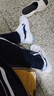 李寧（LI-NING）海川男鞋2025秋季板鞋運動(dòng)鞋魔術(shù)貼百搭學(xué)生小白鞋時(shí)尚輕便休閑鞋 標準白/新極光藍-2 曬圖返5 43 曬單實(shí)拍圖