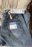 森馬（Semir）森柔|牛仔褲女冬季寬松半松緊腰抓毛長(zhǎng)褲遮胯錐形褲103724124007 曬單實(shí)拍圖