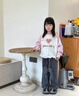 G.duck小黃鴨女童春裝套裝2025新款大童洋氣時髦兒童炸街衛(wèi)衣女孩牛仔褲 黑色衛(wèi)衣+牛仔褲 均碼 130cm 曬單實拍圖