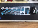 前行者（EWEADN）X7S無(wú)線(xiàn)鍵盤(pán)鼠標套裝單模2.4G真機械手感低音辦公游戲鍵盤(pán)臺式電腦筆記本通用外設可充電 黑色藍光 曬單實(shí)拍圖