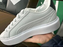彪馬（PUMA）男女增高厚底休閑板鞋小白鞋OSL PRO 391220 白-金色-04 39 曬單實(shí)拍圖