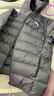 安踏兒童羽絨服25年冬季新款男女童輕薄舒適保暖羽絨內(nèi)膽管道羽絨服 夢(mèng)幻黑-1 含絨量85% 160 充絨量55g 曬單實(shí)拍圖