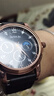 【網(wǎng)紅爆款】商務(wù)腕表石英運動(dòng)表休閑皮帶男女手表 黑色 曬單實(shí)拍圖