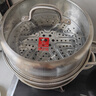 康巴赫304不銹鋼三層蒸鍋蒸籠復底大湯蒸鍋多功能鍋具30cm燃氣灶通用 曬單實(shí)拍圖
