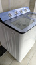 長(cháng)虹陽(yáng)光洗衣機雙桶半自動(dòng)大容量洗衣機波輪洗脫不銹鋼內筒水電分離左右獨立控制家用洗衣脫水機商用洗衣機 洗脫23公斤   耐用銅電機+強勁動(dòng)力+雙層加厚 曬單實(shí)拍圖