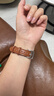 MSSM適用蘋(píng)果手表表帶apple watch手表小蠻腰真皮女表帶iwatch S11/ultra3/S10/9/SE3 淺棕44/45/46/49 曬單實(shí)拍圖