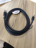 勝為（shengwei）打印機數據線(xiàn)USB2.0高速打印線(xiàn)電源接口連接線(xiàn) 通用惠普HP佳能愛(ài)普生打印機線(xiàn)黑色 3米AUB1030G 曬單實(shí)拍圖