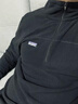 巴塔哥尼亞（Patagonia）男士保暖立領(lǐng)套頭拉鏈抓絨衣Micro D Pullover 26176 BLK M 曬單實(shí)拍圖