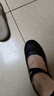 潮思匯舞蹈鞋女真皮軟底銀色軟皮廣場(chǎng)舞鞋成人帶跟交誼舞演出女士跳舞鞋 黑色后跟3.5公分 (購買(mǎi)多) 37 曬單實(shí)拍圖