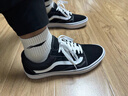 VANS范斯官方 升級款ComfyCush Old Skool舒服運動(dòng)鞋低幫 黑色  38 曬單實(shí)拍圖