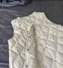 波司登（BOSIDENG）25年新款輕薄羽絨服女短款90絨V領(lǐng)葫蘆紋保暖內搭馬甲B250130006 【推薦】秘釉色7475-淡系極簡(jiǎn) M 165/88A 體重約110-120斤 曬單實(shí)拍圖