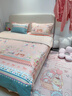 羅萊兒童印第安旅行女孩A類(lèi)全棉磨毛四件套秋冬床上雙人1.5米床200*230 曬單實(shí)拍圖