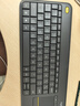 羅技（Logitech）K400Plus無(wú)線(xiàn)鍵盤(pán)觸控 安卓智能電視電腦筆記本辦公鍵盤(pán) 觸摸面板無(wú)線(xiàn)觸控鍵盤(pán)電池緊湊型即插即用 黑色 曬單實(shí)拍圖