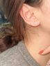 PWL999足銀超閃小花花流蘇耳線(xiàn)女簡(jiǎn)約時(shí)尚小眾耳釘氣質(zhì)百搭ins風(fēng)耳飾 小花花耳線(xiàn)【999足銀】 曬單實(shí)拍圖