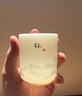 IKXO水墨江山冰種玉瓷主人杯情侶對杯手繪描金高檔個(gè)人品茗杯大號茶盞 玉鑒杯 150ml 曬單實(shí)拍圖