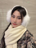 JCZS德國護耳保暖耳罩女冬季可折疊耳套簡(jiǎn)約毛絨耳包防凍傷男純色耳捂 卡其色【柔弱舒適可折疊】【加絨加厚蓄熱鎖溫觸耳溫 曬單實(shí)拍圖
