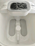 飛利浦泡腳桶躺泡免洗電動(dòng)按摩足浴盆UV殺菌小白桶智能加熱軟膠泡腳盆3222F  實(shí)用節日生日禮物  曬單實(shí)拍圖