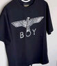 BOY LONDON【暗黑羅盤】夏情侶款短袖權杖印花炸街潮牌T恤N01906 N0103902 M 曬單實拍圖