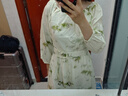 百圖betu女裝春夏新款連衣裙時(shí)髦優(yōu)雅輕國風(fēng)印花連衣裙女2402T82 淺杏色 M 曬單實(shí)拍圖