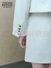 Teenie Weenie小熊女裝半身裙2025秋季新款簡(jiǎn)約氣質(zhì)小香風(fēng)A字短裙 象牙白 L 曬單實(shí)拍圖