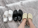 卡駱馳（CROCS）貝雅云彩女士洞洞鞋戶(hù)外休閑鞋|208186 冬日白-11S(含智必星) 36 (230mm) 37 曬單實(shí)拍圖