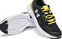 安德瑪（Under Armour）兒童舒適跑步鞋男童跑鞋夏秋季跑步鞋3027106 黑/黃 38碼  曬單實(shí)拍圖