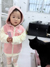巴拉巴拉童裝寶寶外套兒童上衣男童女童衣服2025新款秋裝假兩件薄外套棉衣 粉紅60033 100 曬單實(shí)拍圖