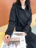 都市麗人美式重磅衛衣外套女春秋2026新款潮流時(shí)尚修身顯高小個(gè)子短款上衣 曬單實(shí)拍圖