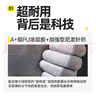 PU浸塑膠涂指涂掌尼龍手套勞保工作耐磨防滑干活打包薄款膠皮手套 灰色加厚PU涂指36雙 M 曬單實(shí)拍圖