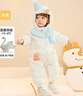 迪士尼（Disney）嬰兒寶寶羽絨服連體衣a類(lèi)鵝絨冬裝外出哈衣爬服連帽鵝絨24新款 白色 100碼建議2-3歲【 90-100cm】 曬單實(shí)拍圖