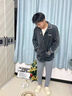 南極人（Nanjiren）男士保暖褲男加絨加厚含羊毛護膝秋褲冬季御寒保暖棉褲打底褲2條 深灰+黑色 【羊毛護膝】 2XL (180) 【建議140-160斤】 曬單實(shí)拍圖