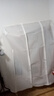 沐家（MUJIA）防塵罩落地衣架簡(jiǎn)易單雙桿遮衣罩大衣物掛衣罩收納防塵袋 半透明120*50*150cm[不含衣架] 曬單實(shí)拍圖