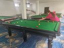 商用標準型黑腿臺球桌鋼庫比賽球房家用中式黑八大理石桌球臺 9尺 【金剛】黑腿1.2鋼庫賽級 曬單實(shí)拍圖