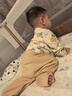 童泰（TONGTAI）嬰兒套裝春秋季純棉寶寶衣服兒童家居服內(nèi)衣上衣高腰褲子黃色90cm 曬單實(shí)拍圖