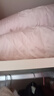 富安娜家紡四件套 高檔提花套件純棉床單四件套 澤蒙 230*229cm 粉色 曬單實(shí)拍圖