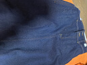 UR秋季新款女裝復古百搭撞色明線(xiàn)雙扣牛仔半裙UWG850054 藍色 M 曬單實(shí)拍圖