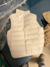 優(yōu)衣庫童裝男女童PUFFTECH空氣棉服可機洗背心馬甲排骨棉服478124 01 乳白色 150 曬單實(shí)拍圖