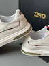 零度Zero春季新款男鞋2025年小白鞋男平底百搭休閑鞋輕便舒適回彈潮鞋 白色 41 曬單實(shí)拍圖