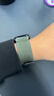 表帶哥適用蘋(píng)果手表表帶s10表帶高定款夏季透氣S11/9/8/7iwatch45/46/49MM/ultra2/3/1野徑尼龍表帶綠M/L 曬單實(shí)拍圖