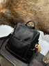千百度（C.BANNER）牛皮雙肩包女大容量背包百搭旅行單肩包生日禮物高級感送女友老婆 曬單實(shí)拍圖